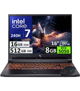 Acer Nitro V 16 ANV16, Core 7-240H, 16GB, 512GB, RTX5050 8GB