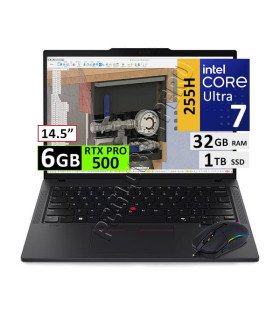 Lenovo ThinkPad P14s Gen 6, Ultra 7-255H, 32GB, 1TB, RTX PRO 500