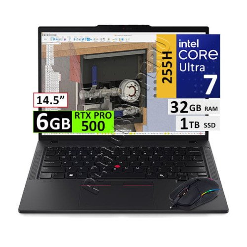 Lenovo ThinkPad P14s Gen 6, Ultra 7-255H, 32GB, 1TB, RTX PRO 500