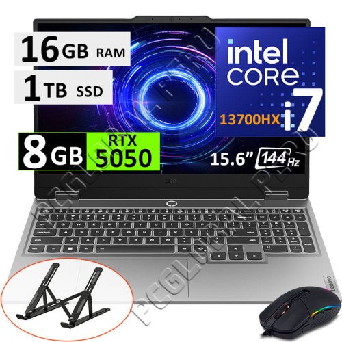 Lenovo LOQ 15IRX10, Core I7-13700HX, 16GB, 1TB, RTX5050, 15.6"
