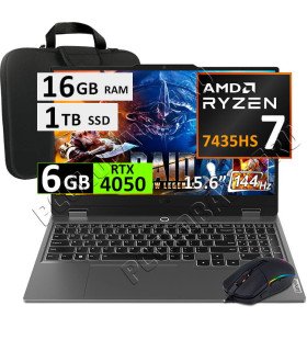Lenovo LOQ 15ARP9, Ryzen 7-7435HS, 16GB, 1TB, 15.6", RTX4050 6GB