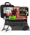 Lenovo LOQ 15ARP9, Ryzen 7-7435HS, 16GB, 1TB, RTX4060, 15.6", ESP