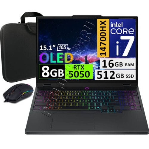Lenovo Legion 5 15IRX10, Core i7-14700hx, 16GB, 512GB, RTX5050