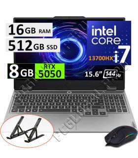 Lenovo LOQ 15IRX10, Core I7-13700HX, 16GB, 512GB, RTX5050, 15.6"