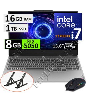Lenovo LOQ 15IRX10, Core I7-13700HX, 16GB, 1TB, RTX5050, 15.6"
