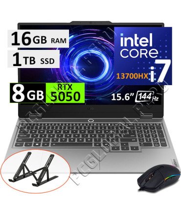 Lenovo LOQ 15IRX10, Core I7-13700HX, 16GB, 1TB, RTX5050, 15.6"