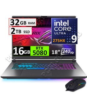 Asus ROG Strix G18 G815LW, Ultra 9-275HX, 32GB, 2TB, RTX5080, 18"