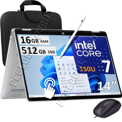 HP Omnibook 5 Flip 14, Core 7-150U, 16GB, 512GB, 14" Tactil x360