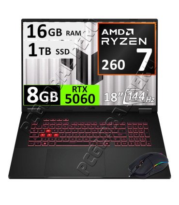 Asus TUF A18 FA808, Ryzen 7-260, 16GB, 1TB, 18" 144Hz, 8GB RTX5060