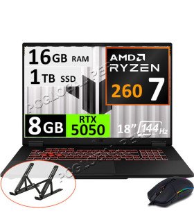 Asus TUF A18 FA808UH, Ryzen 7-260, 16gb, 1TB, 18" 144Hz, 8GB RTX5050