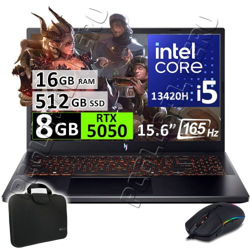 Acer Nitro V 15 ANV15-52, Core I5-13420H, 16GB, 512GB, RTX5050 8GB