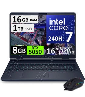 Dell Alienware X16 Aurora, Core 7-240H, 16GB, 1TB, RTX5050 8GB