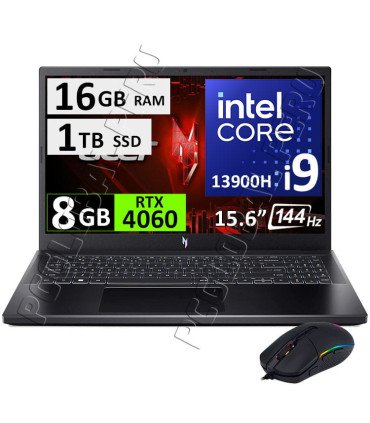 Acer Nitro V 15 ANV15, Core i9-13900H, 16GB, 1TB, RTX4060 8GB