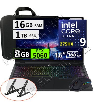 Asus ROG Strix G16 G615LM, Ultra 9-275HX, 16GB, 1TB, 16", RTX5060 8GB