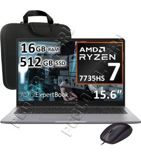 Asus ExpertBook P1, Ryzen 7-7735HS, 16GB, 512GB, 15.6" FHD, Esp