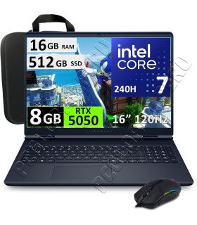 Dell Alienware 16 Aurora, Core 7 240H, 16GB, 512GB, RTX5050 8GB