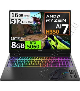 HP OMEN MAX 16, RYZEN AI 7-350, 16GB, 512GB, RTX5060, 16" 165Hz