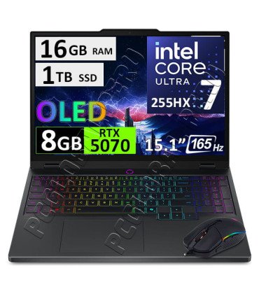 LENOVO LEGION 5 15IAX10, ULTRA 7-255HX, 16GB, 1TB, RTX5070 8GB