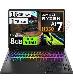 HP OMEN MAX 16, RYZEN AI 7-350, 16GB, 1TB, RTX5060, 16" 165Hz