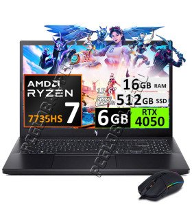 ACER NITRO ANV15-41, RYZEN 7-7735HS, 16GB, 512GB, RTX4050, 15.6"