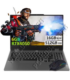 LENOVO LOQ 15ARP9, RYZEN 5-7235HS, 16GB, 512GB, RTX4050 6GB, 15.6