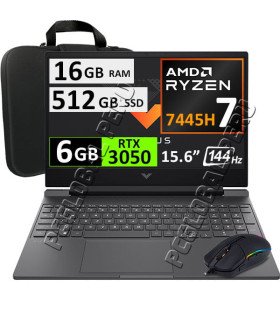 HP VICTUS 15-FB30, RYZEN 7-7445H, 16GB, 512GB, RTX3050 6GB, 15.6"