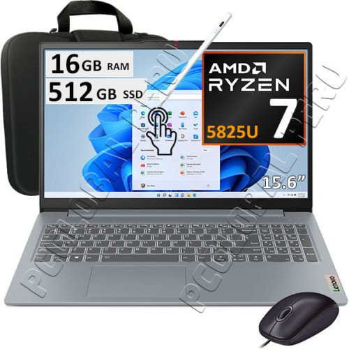 LENOVO IDEAPAD SLIM 3 15ABR8, RYZEN 7-5825U, 16GB, 512GB, 15.6"