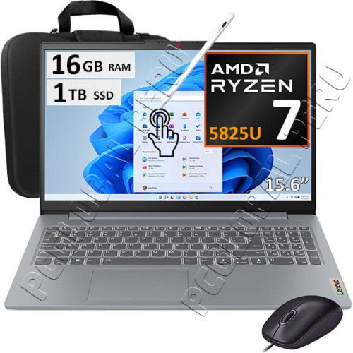 LENOVO IDEAPAD SLIM 3 15ABR8, RYZEN 7-5825U, 16GB, 1TB, 15.6"