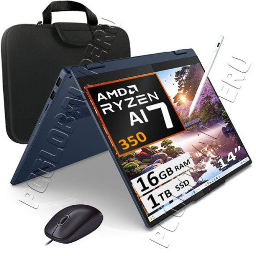 LENOVO IDEAPAD 5 2-EN-1 14AKP10, RYZEN AI7, 16GB, 1TB, 14" WUXGA