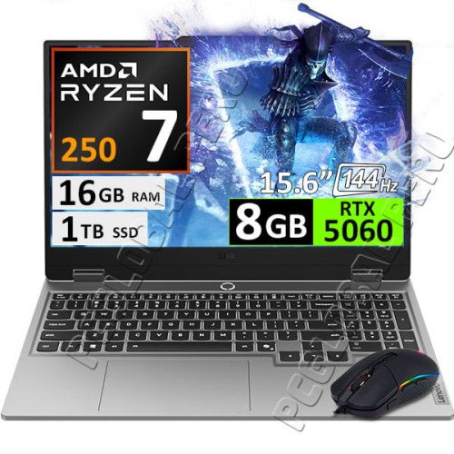 LENOVO LOQ 15AHP10, RYZEN AI 7, 16GB, 1TB, RTX5060, 15.6" 144Hz