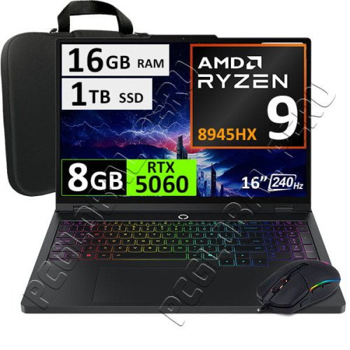 Lenovo Legion Pro 5 16ADR10, Ryzen 9, 16GB, 1TB, RTX5060, 240Hz