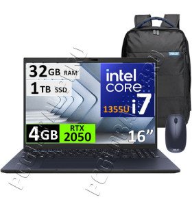 ASUS ExpertBook B3604, CORE I7-1355U, 32GB, 1TB, RTX2050 4GB