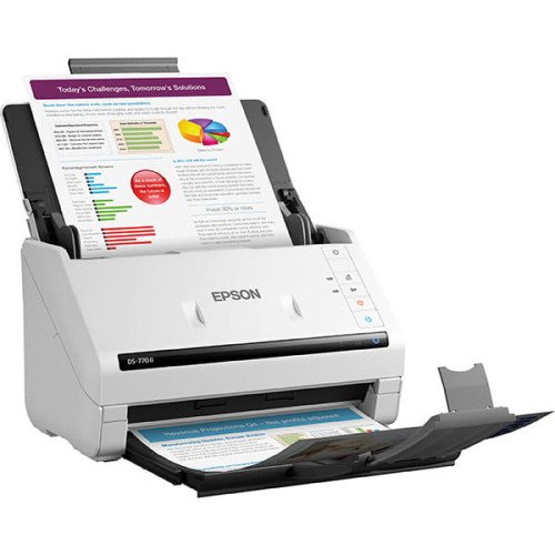ESCANER DUPLEX A COLOR EPSON DS-770 II, 600DPI, 45 PPM
