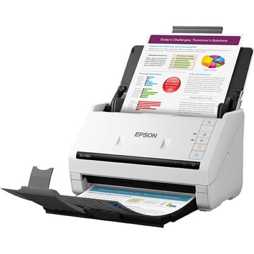 ESCANER DUPLEX A COLOR EPSON DS-770 II, 600DPI, 45 PPM