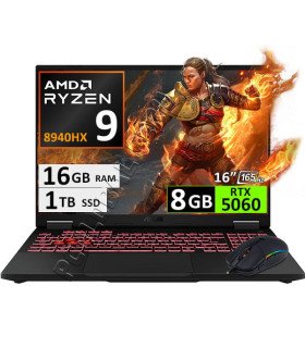 Asus TUF A16 FA608PM, Ryzen 9, 16GB, 1TB, RTX5060, 16" 165Hz, Esp