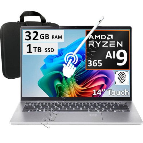 Acer Swift 14 SF14-61T, Ryzen AI 9, 32GB, 1TB, 14" WUXGA Tactil