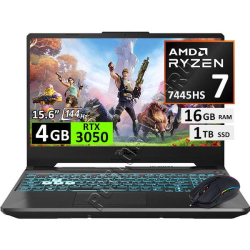 Asus TUF A16 FA506NCG, Ryzen 7-7445HS, 16GB, 1TB, RTX3050, Esp