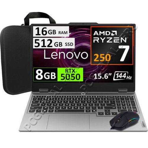 Lenovo LOQ 15AHP10, Ryzen 7-250, 16GB, 512GB, RTX5050, Español