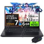 ACER NITRO ANV15-41, RYZEN 7-7735HS, 16GB, 512GB, RTX4050, 15.6"