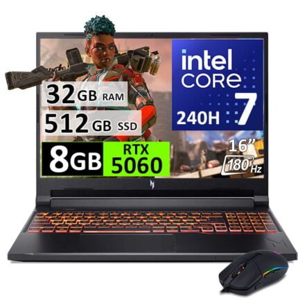 ACER NITRO V ANV16-72, CORE 7-240H, 32GB, 512GB, RTX5060, 180HZ
