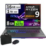 ASUS ROG STRIX G16 G614PP, RYZEN 9-8940HX, 1TB, 16GB, 16", RTX5070