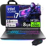 ASUS ROG STRIX G16 G615JMR, CORE I7-13650HX, 16GB, 1TB, RTX5060