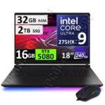 ASUS ROG STRIX SCAR 18, ULTRA 9-275HX, 32GB, 2TB, RTX5080 16GB