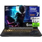 Asus Tuf F16 Fx607vu, Core 7-240h, 16gb, 1tb, Rtx4050, 144hz
