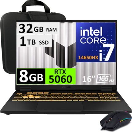 ASUS TUF F16 FX608JMR, CORE I7-14650HX, 32GB, 1TB, 16", RTX5060 8GB