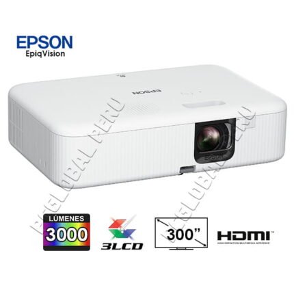 Proyector Portatil Epiqvision Fh02 Con Android Tv, 3000 Lumenes