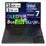 LENOVO LEGION 5 15IAX10, ULTRA 7-255HX, 16GB, 1TB, RTX5070 8GB
