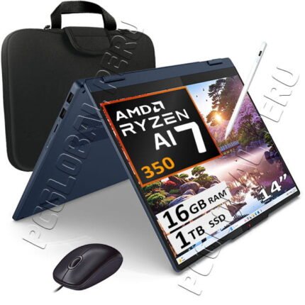 LENOVO IDEAPAD 5 2-EN-1 14AKP10, RYZEN AI7, 16GB, 1TB, 14" WUXGA