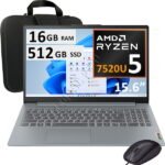 LENOVO IDEAPAD SLIM 3 15AMN8, RYZEN 5-7520U, 16GB, 512GB, 15.6", ES