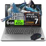 LENOVO LOQ 15ARP10E, RYZEN 7-7735HS, 16GB, 512GB, RTX4050 6GB